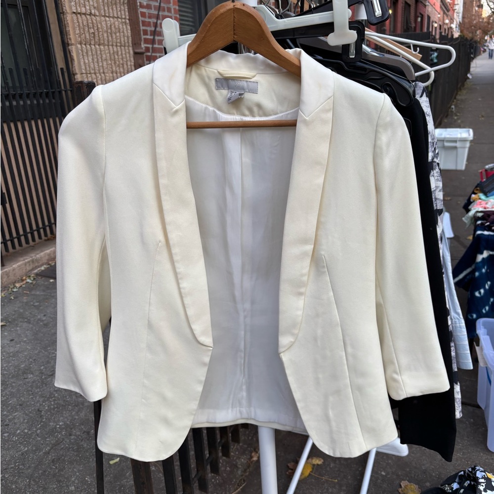 H&M Cream Women's Blazer